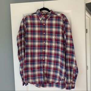 Men’s Plaid Button Down - Medium